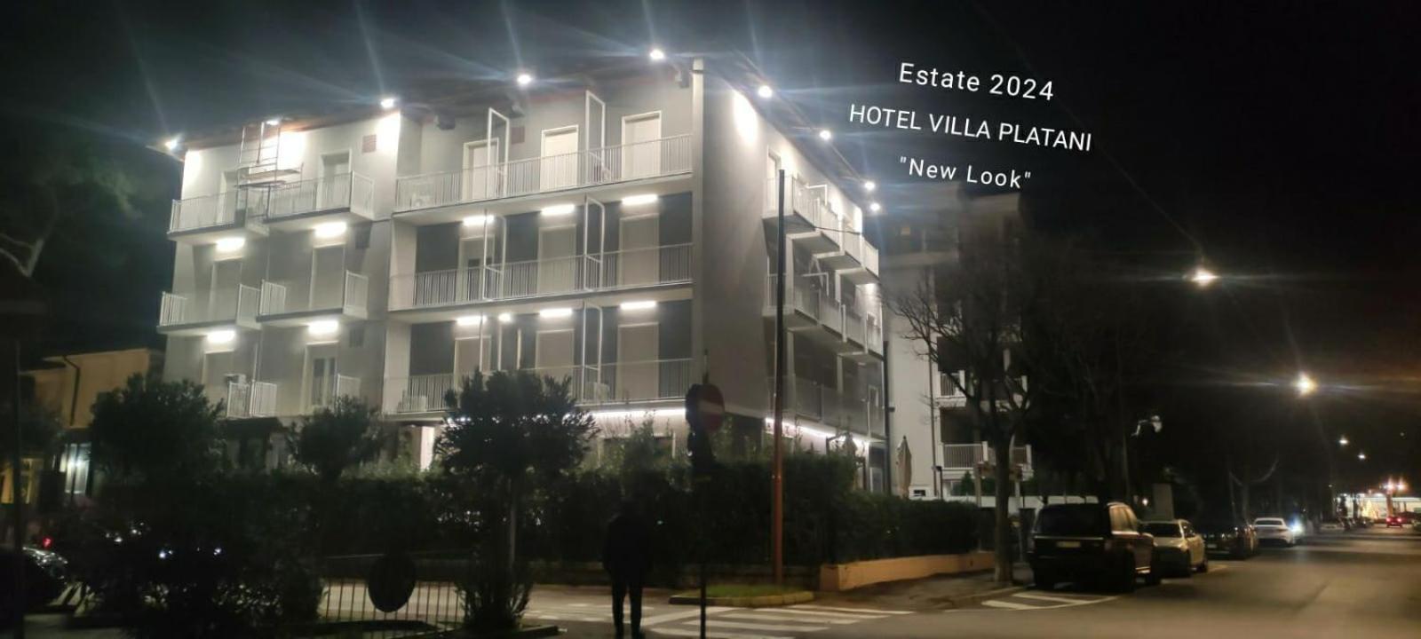 Hotel Villa Platani Riccione Eksteriør billede